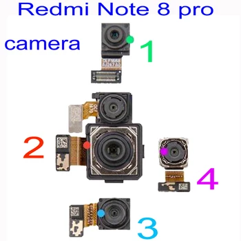 Pôvodný Hlavný Fotoaparát Pre Xiao Redmi Poznámka 8 Pro Zadné Zadné Veľké Modul Flex Kábel / Vga Širokouhlý Makro Fotoaparát Hĺbka