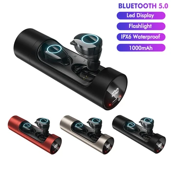 X8 Touch Ovládania TWS Bluetooth 5.0 Slúchadlá Mini Bezdrôtové Slúchadlá Slúchadlá Stereo Slúchadlá Waterprood Športové Headset s Mikrofónom