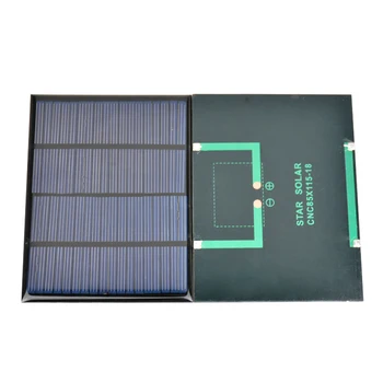 SUNYIMA 2KS Polykryštalické Kremíkové Solárne Panely 18V 1.5 W Solar Sun Power 85*115mm Nabíjanie Pre DIY Nabíjačku Epoxidové List MINI