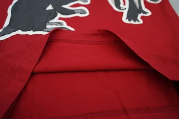 Červené tričko Pánske Dizajnér Značky T Košele Nové Letné T-shirt Muži Móda Opice Koruny T-shirt Muž Vysoko Kvalitnej Bavlny Topy