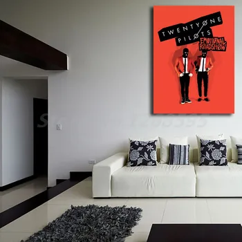 Dvadsať Jedna Pilotov Emocionálne Roadshow Blurryface HD Plátno Plagáty Vytlačí na Stenu Umenie Maľba Dekoratívny Obraz Moderného Domova