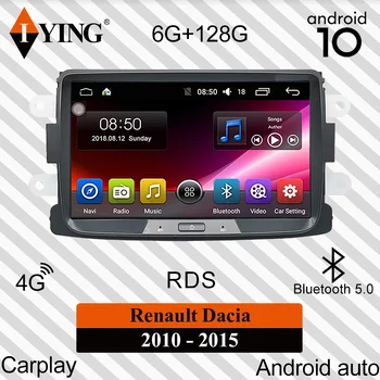 IYING Android Auto autorádia Pre Renault Dacia Obdobie 2010-Auto Rádio Multimediálny Prehrávač Videa Navigácie GPS DSP Android 10 QLED