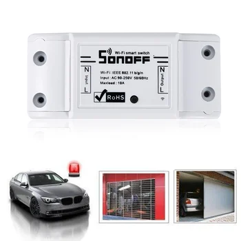 SONOFF Základné Bezdrôtový Wifi Spínač, Diaľkové Ovládanie Automatizačné Modul DIY Časovač Univerzálna Smart Home 10A 220V AC 90-250V
