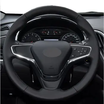 Auto Volant, Kryt Pre Chevrolet Malibu XL 2016-2017 Rovnodennosti 2017-2018 Buick Velite 5 Black Ručne šité pravej Kože