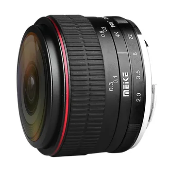 Meike 6,5 mm F2.0 Clony, Manuálne Zaostrenie APS-C Mirrorless Fotoaparátu Super širokouhlý Fisheye Objektív Canon EF-mount pre Sony Lenning