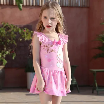 Autentické Disney detské Plavky Dievčatá Siamské Chlapci 4-14 Rokov Plavky Mrazené Princezná Šaty opaľovací Krém, Plavky
