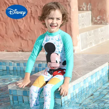 Autentické Disney detské Plavky Dievčatá Siamské Chlapci 4-14 Rokov Plavky Mrazené Princezná Šaty opaľovací Krém, Plavky
