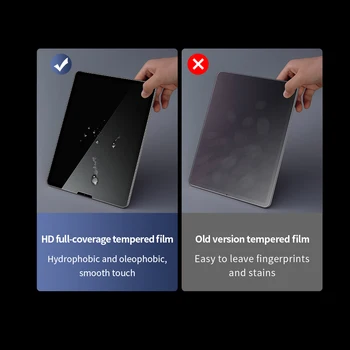 ROCK Úplné Pokrytie Tvrdeného Skla Pre iPad Vzduchu 4 2020 10.9 palcový Tablet Screen Protector Pre Apple iPad Air4 10.9