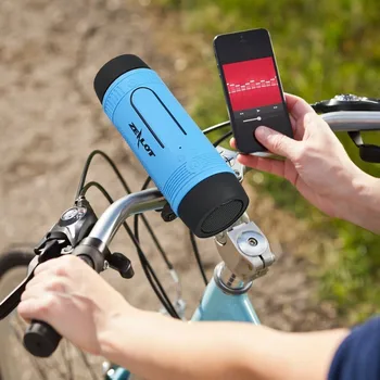 Horlivec S1 Bluetooth Reproduktor Bicykli, Vonkajší Reproduktor Prenosný Nepremokavé Bezdrôtový Reproduktor Podpora TF kariet+ Baterka +Bicykel