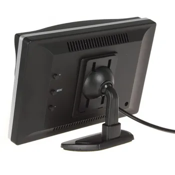 5 palcový HD TFT LCD displej Auto Sledovať Spätné parkovanie Monitor,Káblové alebo Bezdrôtové Spätné kamery voliteľné