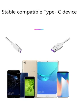 USB Typu C Kábel Pre Samsung Galaxy Tab S4 T830 T835 / Karta S3 T820 T825 , TabPro S Synchronizáciu Údajov Plnenie Line Nabíjačku Drôt