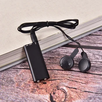 1PC Prenosný Mini Audio Záznamník Hlasový Aktivovaný Počúvanie Zariadenie 96 Hodín 8GB