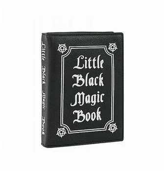 Nápis Tlače Čiernej Mágii Knihy Dizajn Goth Taška Gotický Tmavé Kovové Dievčatá Cosplay Tašky Čarodejnice