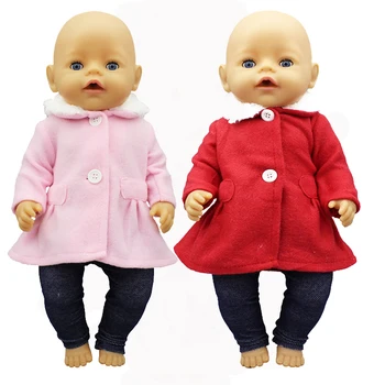 Teplé Farby Doll Oblečenie vhodné 17 palcové 43 cm Bábiky Oblečenie Narodené Dieťa Oblek Pre Dieťa Narodeniny Festival Darček
