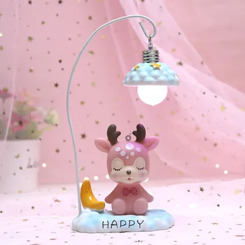 Totoro Živice Led Nočné Svetlo Hračka Stolná Lampa Štúdio Ghibli Hayao Miyazaki Jeleň Jednorožec Akcie Obrázok Bábika Deti Darček Izba Dekor