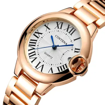 CONTENA 2020 Prišli Nové Náramkové hodinky Luxusné Módne Dámy je Plné Oceľové Hodinky Quartz Montre Femme Relojes Mujer Darček Hodiny