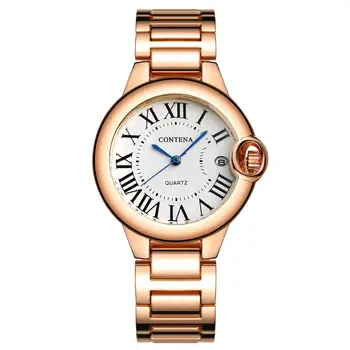 CONTENA 2020 Prišli Nové Náramkové hodinky Luxusné Módne Dámy je Plné Oceľové Hodinky Quartz Montre Femme Relojes Mujer Darček Hodiny