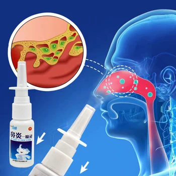 3ks Čínske Byliny Nosový Sprej Liek Rinitída zápal vedľajších nosových dutín nosový Sprej Chrápať Sprej Medicíny