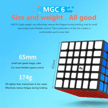 YONGJUN MGC 6 6x6 magnetické magic cube YJ MGC 6 Professional magnety rýchlosť kocky 6x6 puzzle kocky Stickerless vzdelávacie hračky