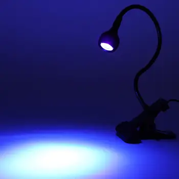 USB Rechargeble UV Fialové Svetlo stolná Lampa Pružný Klip Držiteľ Oko, Stolná Lampa, Spálne, Obývacej Izby, Dekorácie, Lampy