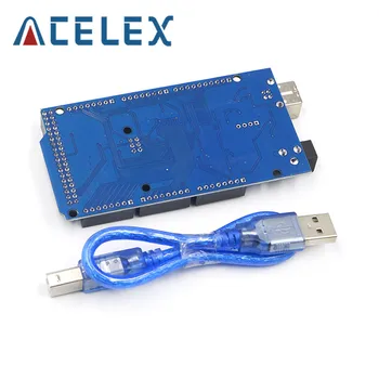 MEGA2560 MEGA 2560 R3 (ATmega2560-16AU CH340G) AVR USB rada Vývoj doska MEGA2560 pre arduino