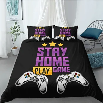 Gamepad posteľná bielizeň Set pre Chlapcov Deti Kráľovnej Moderné Hráč Cumlík Kryt Video Hry Perinu posteľná bielizeň Nastaviť Hráč posteľná bielizeň Nastaviť
