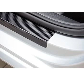 Carbon Fiber Vinylové Nálepky Auto Dvere, Parapetné Chránič Šúchať Dosku Na Hyundai Ioniq Auto Príslušenstvo