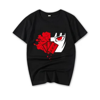 Unisex Anime KAKEGURUI Tee čistej bavlny T-Shirts tričko punk KAKEGURUI Jabami Yumeko Krátky Rukáv t-shirt tees tričko