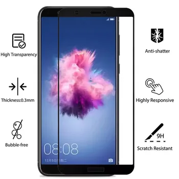 2 ks Tvrdeného Skla Pre Huawei P Smart Case Úplné Pokrytie Screen Protector Ochranná Telefón Bezpečnosti Tremp Na Psmart Užite si 7s 9h 5.65