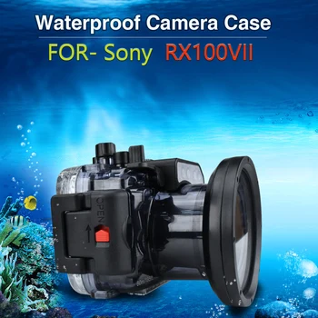 Sony RX100 Marka 7 VII60m Fotoaparát Vodotesný Bývanie pod vodou Sumergible Prípade Potápanie Fotografie Videography Príslušenstvo
