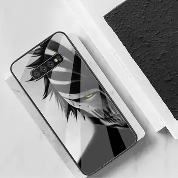 Anime Bleach Ichigo Kurosaki Telefón Prípade Tvrdeného Skla Pre Samsung S20 Plus S7 S8 S9 S10 Plus Poznámka 8 9 10 Plus
