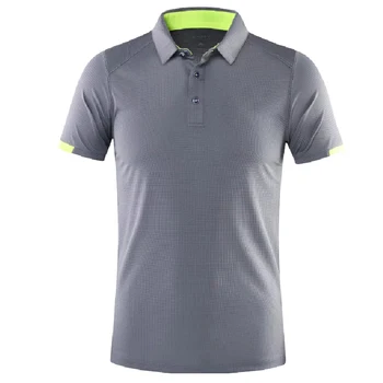 Muži Polo Tenis košele, krátke rukávy Bedminton tričko pre vonkajšie Futbal Beží t-shirt Športové rýchle suché Športové oblečenie Auta