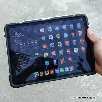 [pre Apple iPad Pro 11 palcový 2020 2018] FATBEAR Taktiky Robustný Shockproof Vojenské Brnenie Buffer Prípade Mäkké Pokrytie