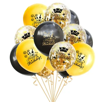 12inch Latex Narodeninové Balóny, Konfety Číslo Balóny Happy Birthday Party Dekorácie Deti Hračka Údaje Svadobné Vzduchu Globos