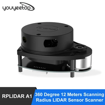 Slamtec RPLIDAR A1 2D 360 Stupeň 12 Metrov Skenovanie Polomer LIDAR Senzor Skener pre Bstacle Vyhýbaniu sa daňovým povinnostiam a Navigáciu Robotov