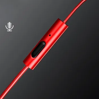 Káblové In-ear Športové slúchadlo Hudby Odolné Prenosné Slúchadlá 3,5 mm Subwoof Headset S Mikrofónom Univerzálny Profesionálny