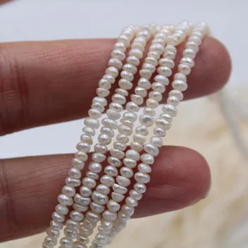 5strands voľné perly sladkovodné perly barokový ružová fialová biela prírody korálky na výrobu šperkov náhrdelník 14inch FPPJ