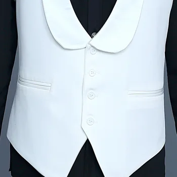 Móda 2019 Jednoduchý Nové Pánske Oblečenie pánská Vesta Bežné Svetlé Tablety Čierna Biela Fáze Výkonu Mužov Vesty Tričká M