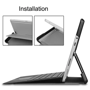 Pre Microsoft Surface ÍSŤ 10 palcový Tablet Prípade Môžete Dať Klávesnice Uhlíkových Vlákien Stojan Prípade Povrchu Ísť 2 Kryt S Ceruzkou Držiteľ