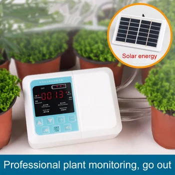 Inteligentná Záhrada Automatické Zavlažovacie Zariadenia Slnečnej Energie Plnenie Vodné Čerpadlo Časovač Systém Črepníkové Rastliny Zavlažovanie