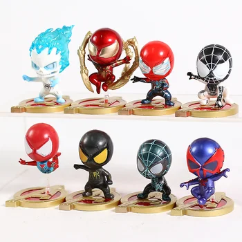 Cosbaby Spiderman Železa Spider Mini PVC Údaje Hračky 8pcs/set