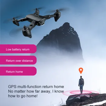 F6 Drone 5G FPV GPS RC Quadcopter 4K WiFi HD Postupujte podľa Mňa Profesionálny Fotoaparát Dron Optický Tok Skladacia Hučí Darčeky Chlapcov