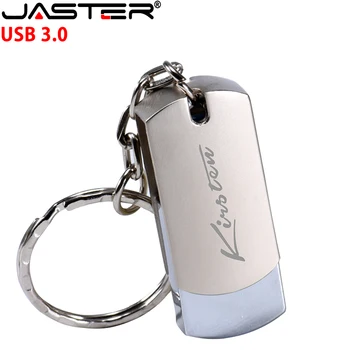 JASTER Prenosné Kovové usb flash disk kl ' úč 64 GB 32 GB, 16 GB 4 GB pero disk mini USB flash memory stick darček Vlastné logo