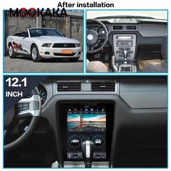 128G Plazmové Obrazovky Pre 2010-Ford Mustang Android 9.0 Auto Multimediálny Prehrávač, GPS Navigáciu, Rádio Audio Auto Stereo Vedúci Jednotky