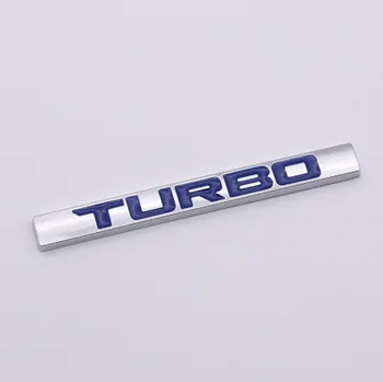 Kovové Modrá Turbo Kufri Vzadu Znak, Odznak Odtlačkový Samolepky som VTEC 370 220