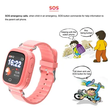 Q90S Smart Hodinky Deti, GPS, WiFi, Vodotesný Telefón Pozíciu Farebný Dotykový Displej Deti smartwatch SOS Andriod IOS