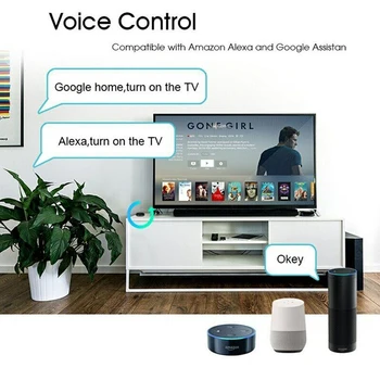 Univerzálna Smart Wifi IR Diaľkového ovládača Infračerveného Home Control Adaptér Podporu Alexa Asistent Google Voice Smart Home Zariadenia