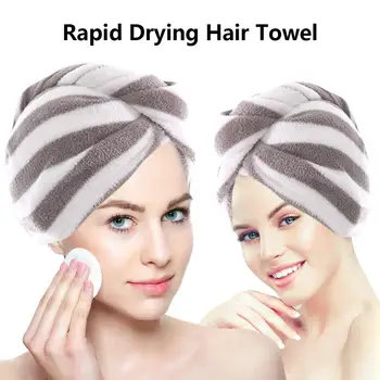 Ženy Kúpeľňa Super Absorpčné Rýchle sušenie Silnejších Mikrovlákna osuška na Vlasy Suché Spp Salon Prúžok Uterák