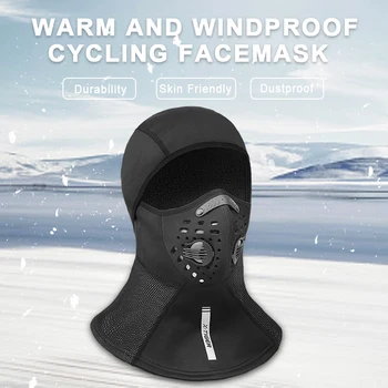X-TIGER Zimná Cyklistická Čiapka Fleece Tepelnej Plnú Tvár Vetru Kryt Proti Prachu, jazda na Bicykli Maska Kukla Lyžovanie, Korčuľovanie Vonkajší Klobúk