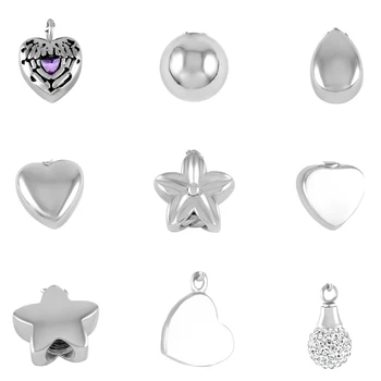 IJA0001 Rôznych Dizajn Malých Urč Kúzlo Prívesok Necklae Pre Ženy Engravable Kremácie Šperky Podržte Popol ( Prívesok Iba)